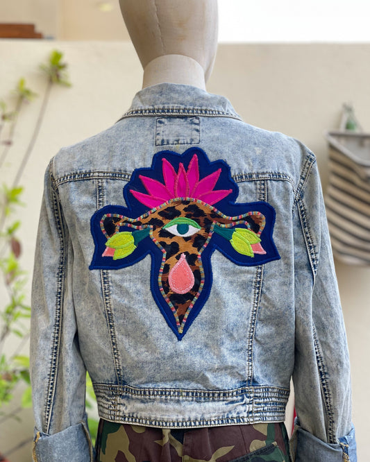 Choice is Freedom | Refashioned Denim Jacket