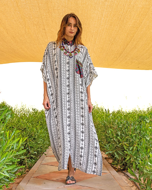 Zorana | Cotton Caftan Dress